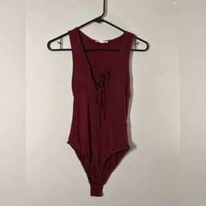 L.A. Hearts Bodysuit with Front Ties